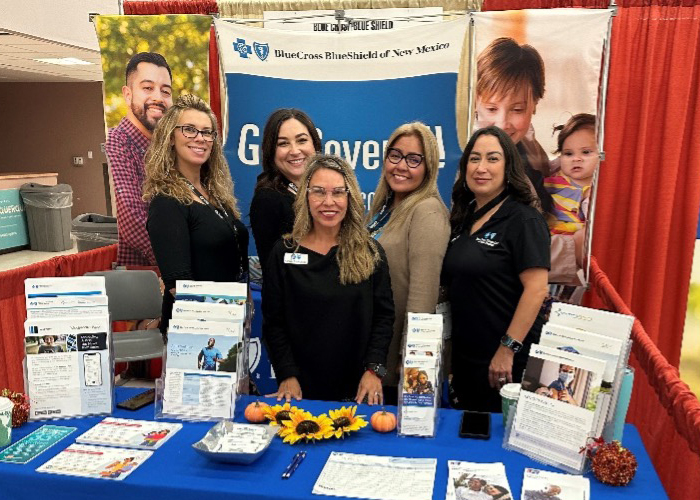 BCBSNM attended the Head to Toe Conference last November in Albuquerque. From left, Emily Dold RN, BCBSNM Clinical Practice Consultant, Andrea Ewing, BCBSNM Provider Relations Representative, Consuelo Bolagh-Cowder, BCBSNM Community Outreach Specialist, Winona Gishal, Community Outreach Specialist and Patricia Chavez, Unit Manager Provider Relations.